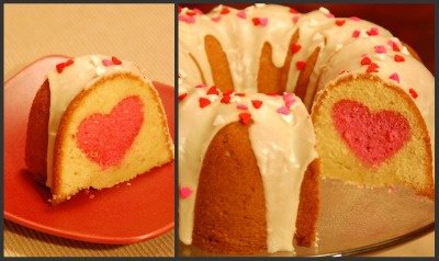 Как сделать красивый двухцветвный кекс