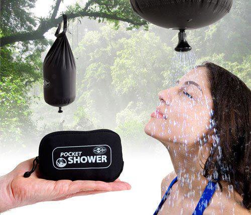 Интересное решение: походный душ для туристов