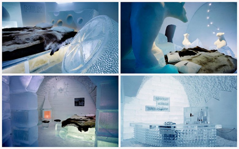 Ледяная гостиница Icehotel в Швеции