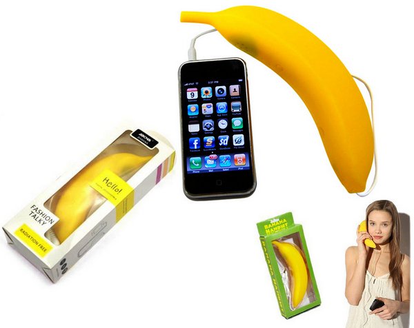 Radiation-Proof Banana Handset: трубка для смартфона «с защитой от радиации»