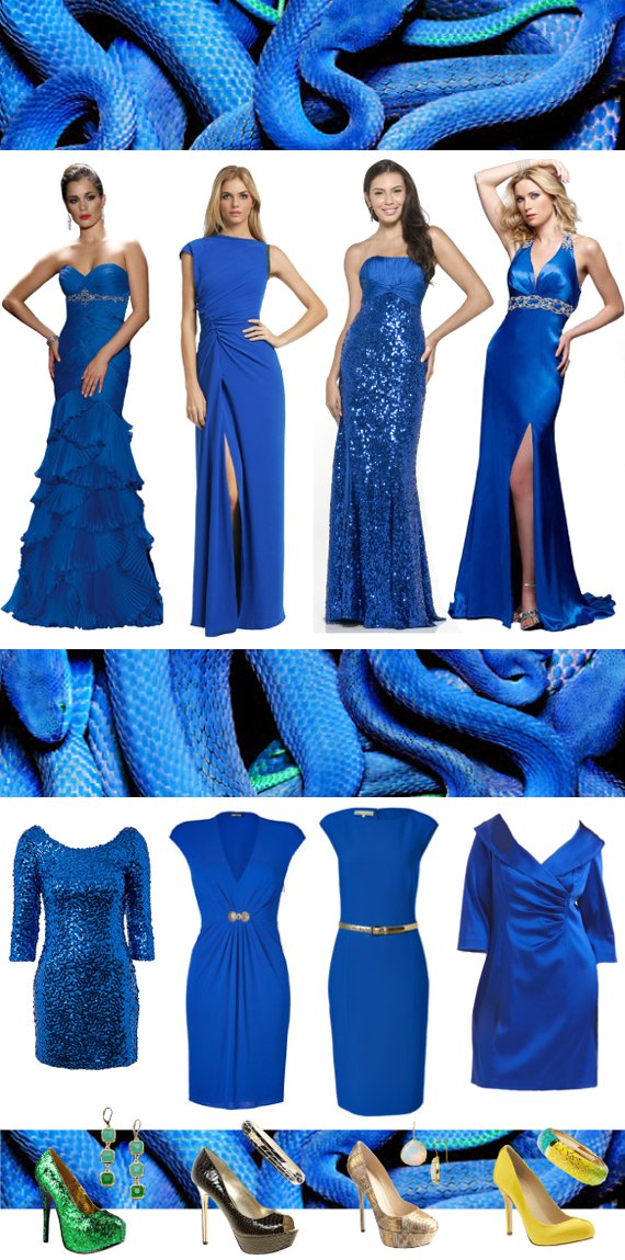 Модные цвета 2013 года: Синяя Водяная Змея
