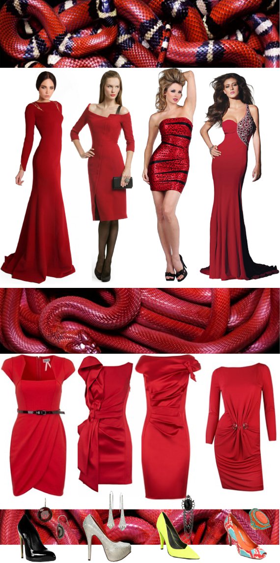 Модные цвета 2013 года: Огненная Змея