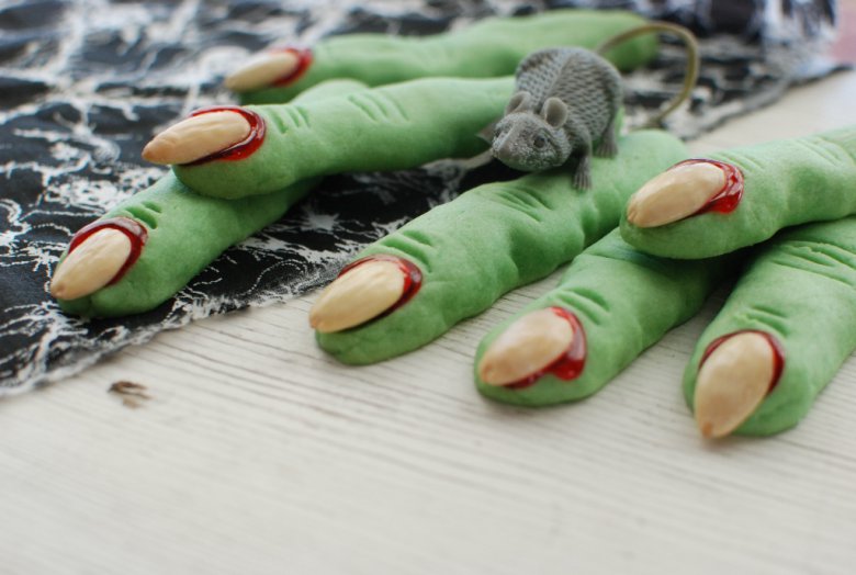 Печенье «Зеленые пальцы ведьмы»