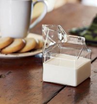 Стеклянный молочник Glass Milk Carton