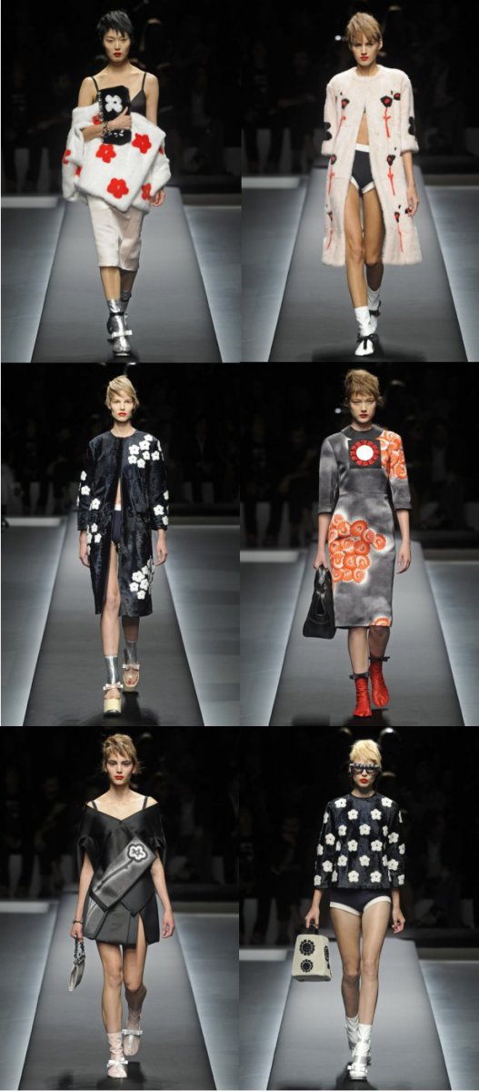 Коллекция одежды от Prada на неделе моды в Милане