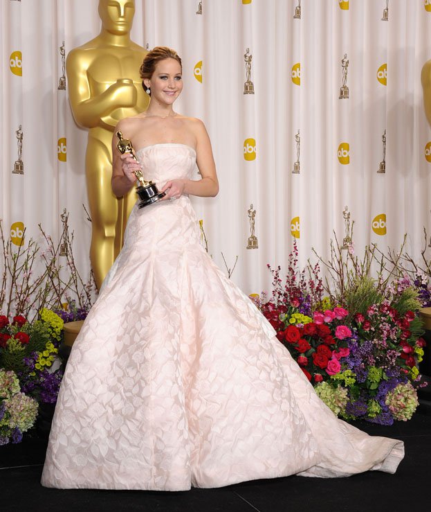 Дженнифер Лоуренс о своем падении на церемонии Оскара