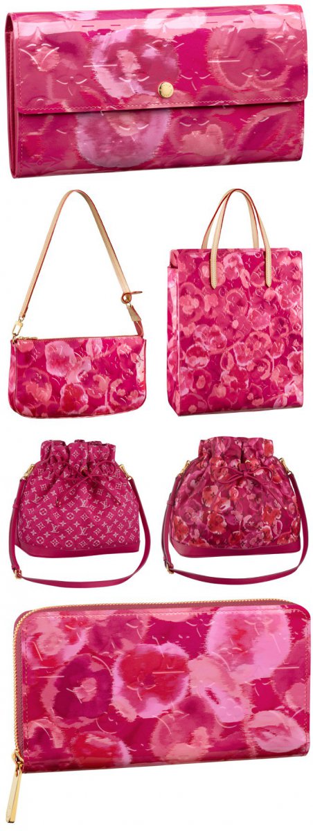 Розовые сумочки из новой коллекции Louis Vuitton