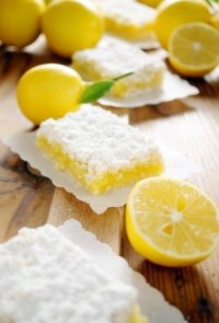 Необычный десерт: лимонные плитки