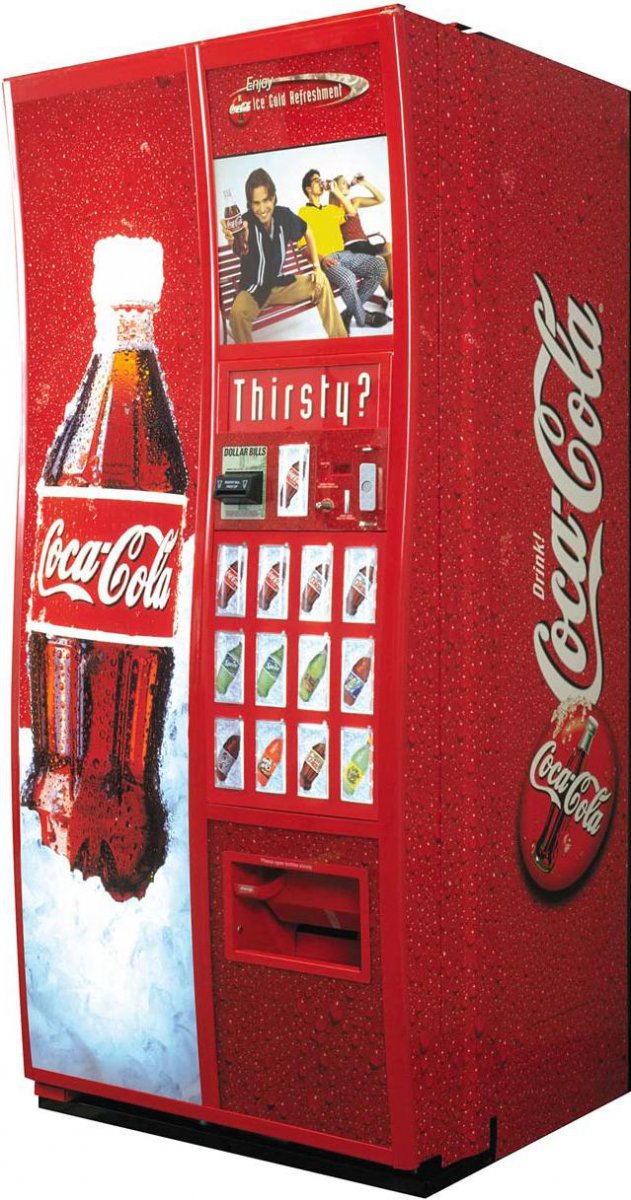 Секреты автомата по продаже кока-колы