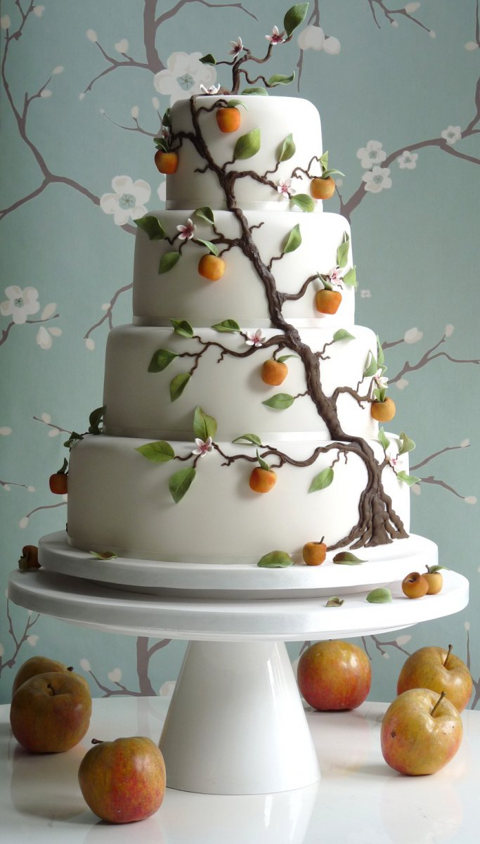 Свадебный торт «Яблоня»