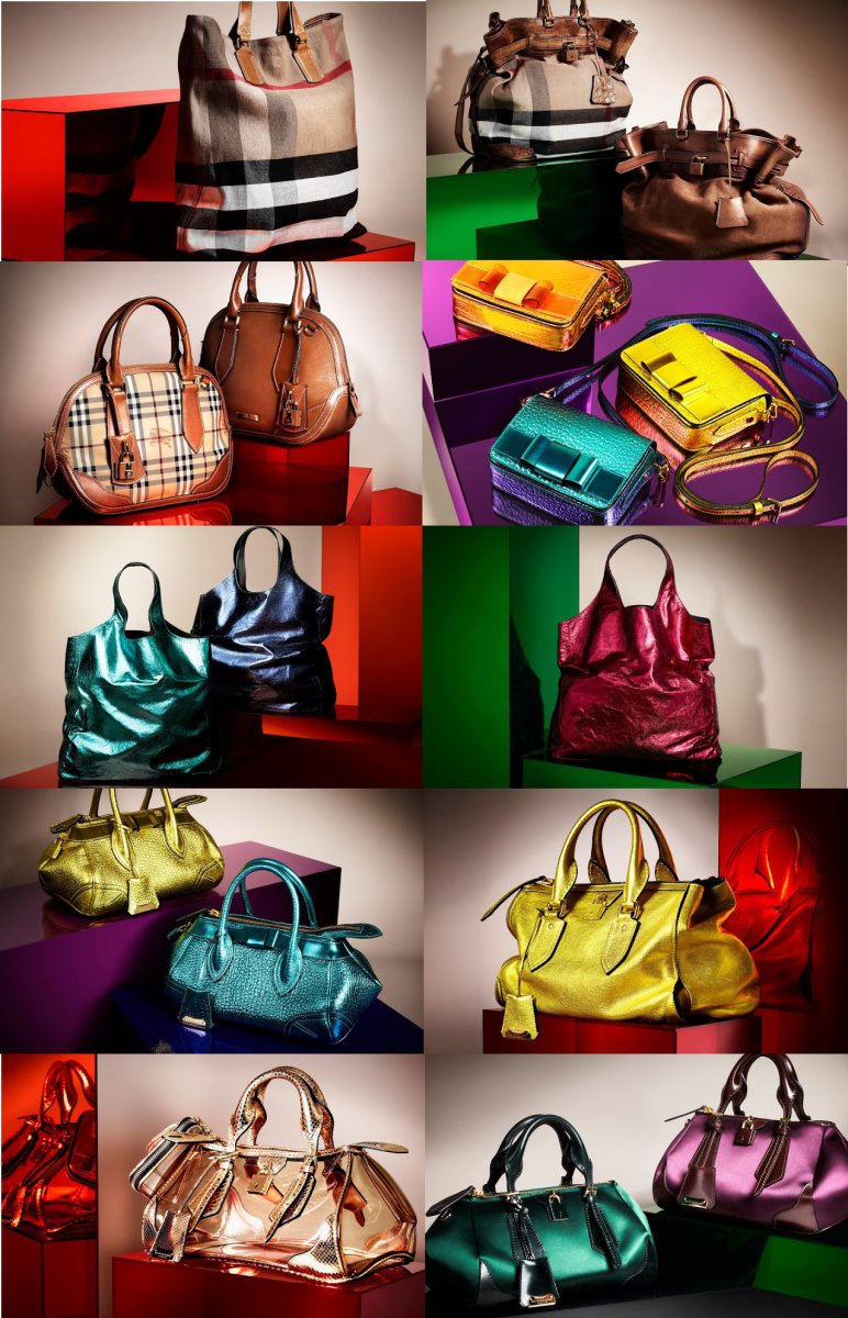 Весенняя коллекция Burberry 2013: сумки