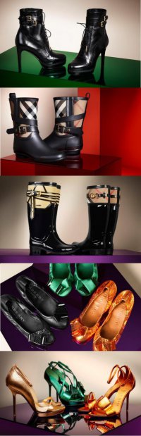 Весенняя коллекция Burberry 2013: обувь