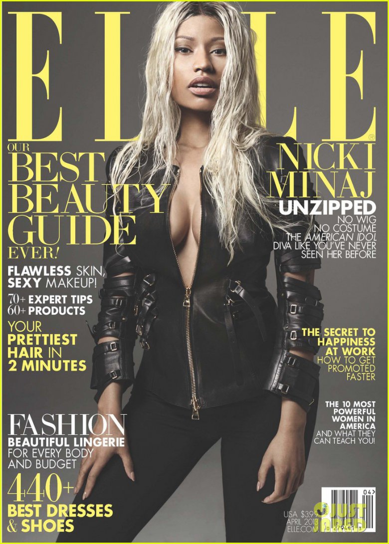 Ники Минаж на обложке журнала Elle (апрель 2013)