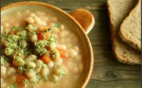 Блюда в пост: суп из фасоли по-гречески