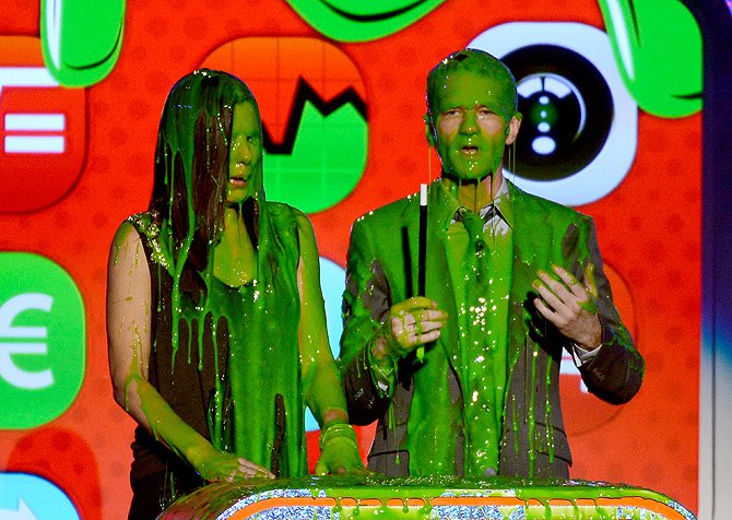 Сандра Баллок и Нил Патрик Харрис на Кids Choice Awards 2013