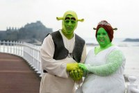 Безумная зеленая свадьба в стиле «Шрека»