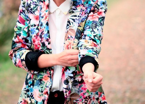 Цветочный пиджак