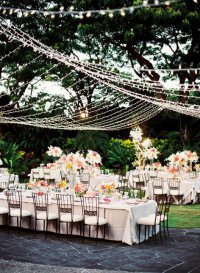 Рассаживаем гостей на свадьбе: отдельные прямоугольные столы