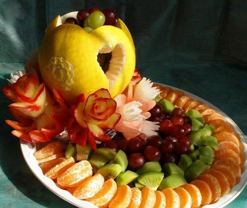 Фруктовая тарелка: красиво подаем фрукты