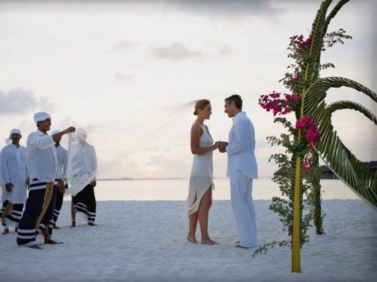 Необычные места для бракосочетания: Мальдивы