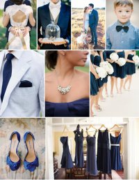 Свадьба в синем цвете: дресс-код