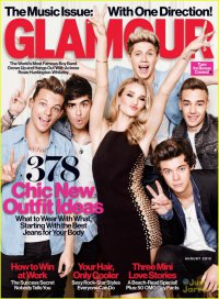 One Direction на обложке журнала Glamour (август 2013)
