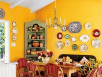 Декор с тарелками: как украсить комнату