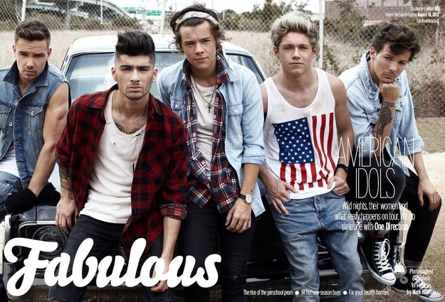 One Direction в журнале Fabulous