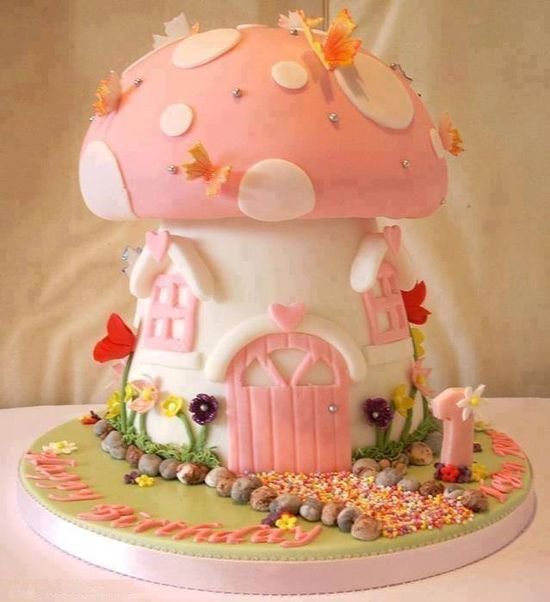 Идея украшения торта для дня рождения ребенка