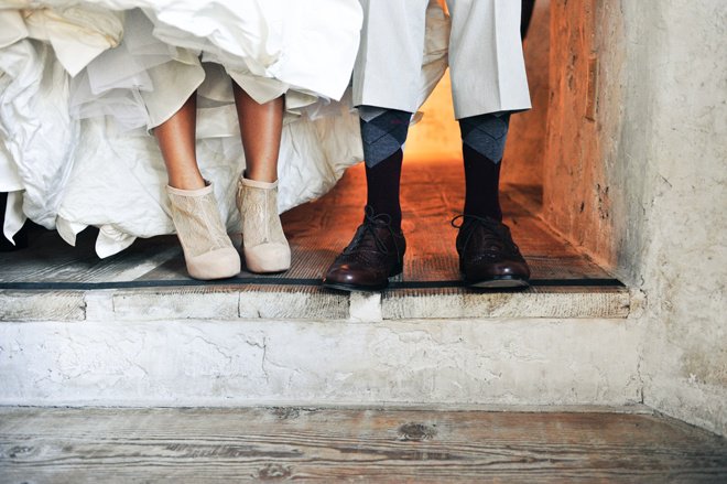 Осенняя обувь невесты: ботильоны