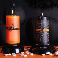 Идеи для Хэллоуина: черный и оранжевый