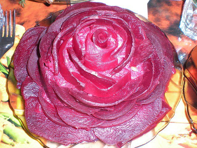 Салат «Роза»