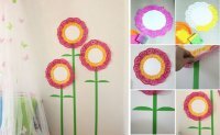 Ажурные цветы для детской комнаты