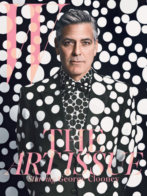 Джордж Клуни на обложке журнала W