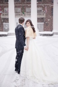 Модные свадебные тенденции: зима 2014