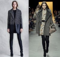 Модные пальто 2014: пальто мужского кроя