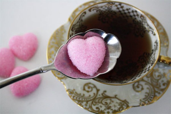 Сахарные сердечки на День святого Валентина