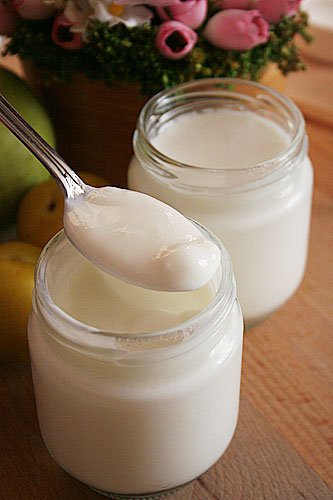 Домашний йогурт с бананом