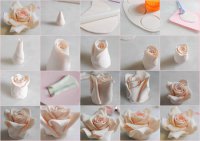 Как сделать розу из полимерной глины