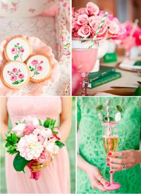 Свадьба в розовом цвете: учимся правильно сочетать оттенки