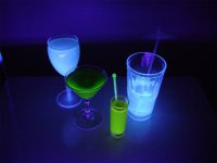 Идея для вечеринки на Хэллоуин: светящиеся напитки