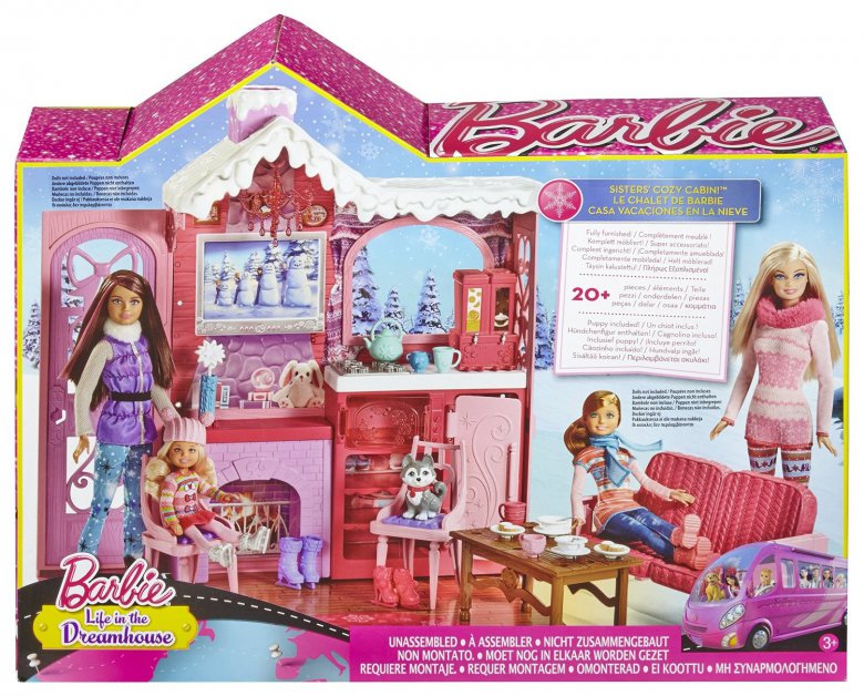 Зимний домик в горах от Barbie®!