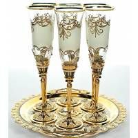 Комплект бокалов для шампанского «Колибри»