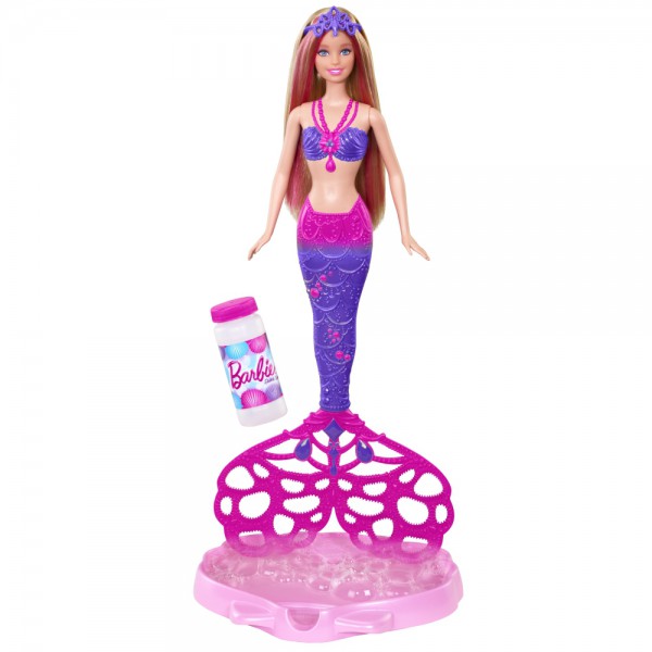 Barbie® представляет Русалочку с волшебными пузырьками!
