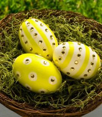Идея декора яиц к Пасхе