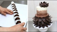 Как просто украсить торт шоколадом