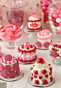 Простые мини-тортики на День святого Валентина